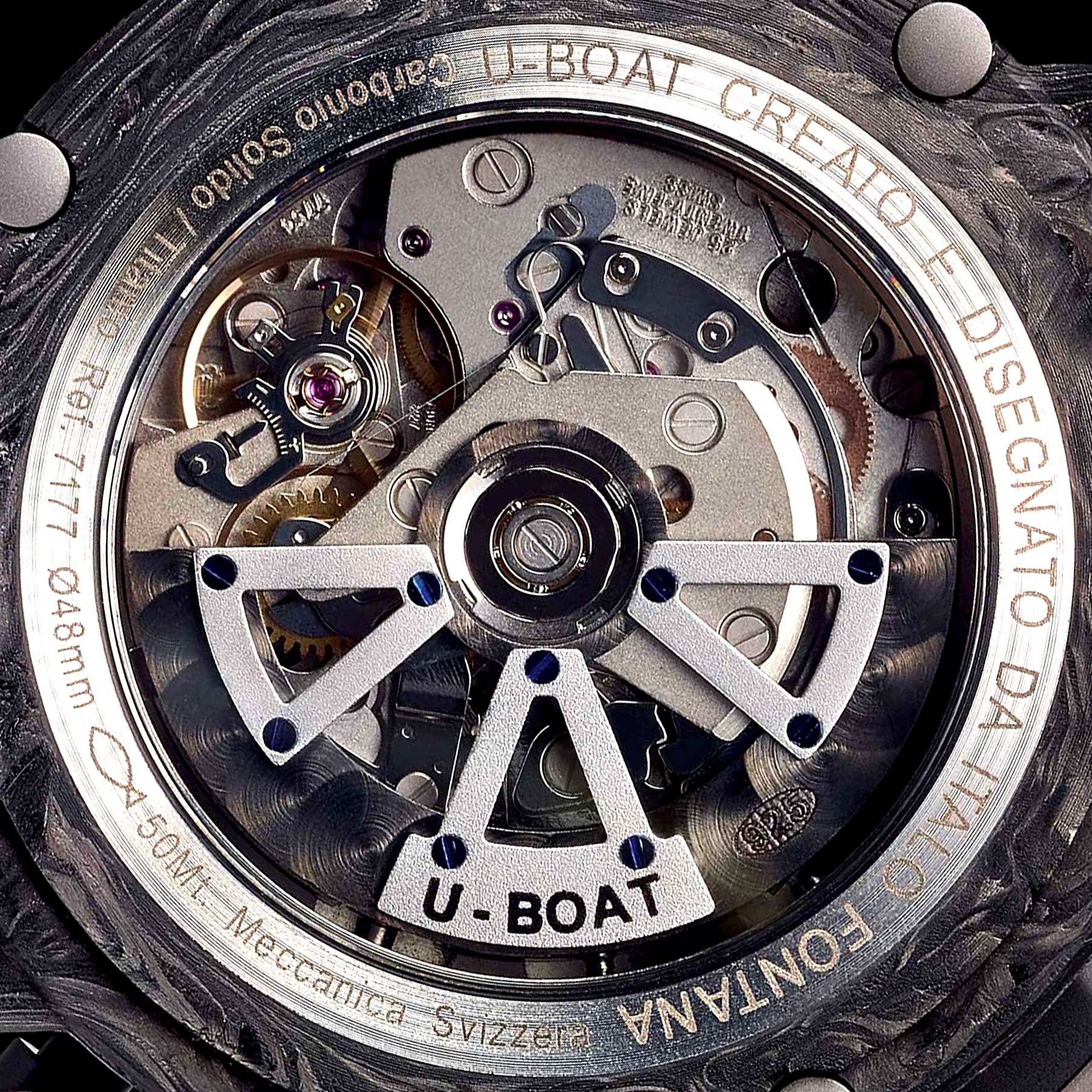 Uboat Caliber 7754 325 Silver Rotor