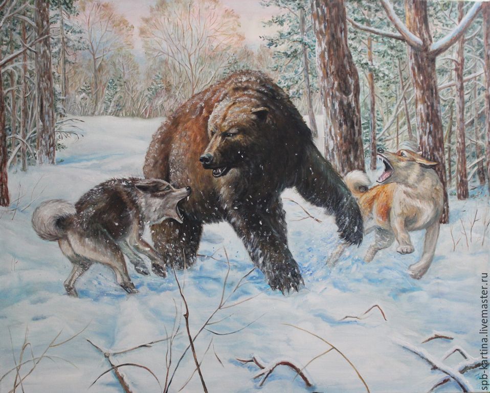 Охота на медведя 2. Охота на медведя картина Перова. Собака охотник на медведя. Медвежья охота в живописи.