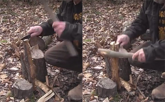 knife for batoning wood