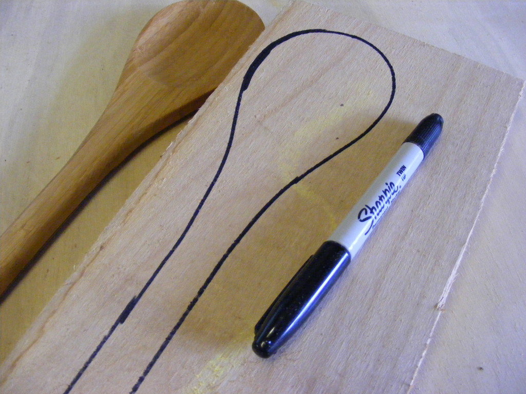 Easy to make wooden spoon