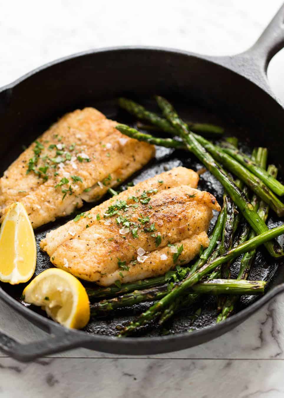 Making Crispy Pan Fried Fish without deep frying is simple - and so good! recipetineats.com